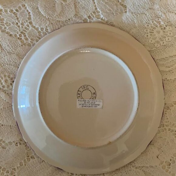 Vintage Hand-Painted World Bazars Ceramic EASTER CHICK Plate and Mug Set - Picture 3 of 8